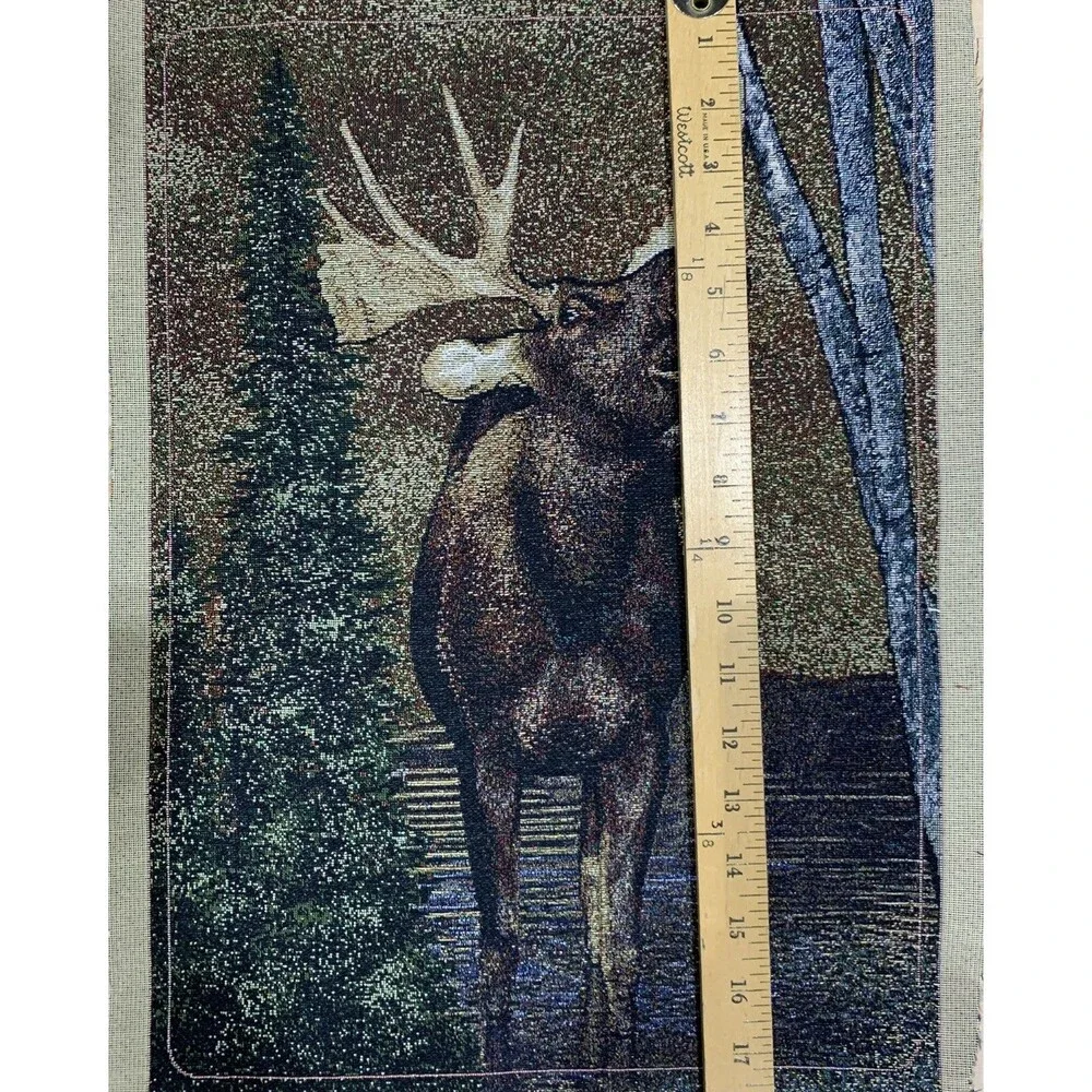 New Tapestry Panel Moose Approx. 12' x 17
